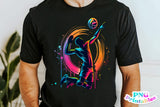 Volleyball Neon Silhouette | PNG Print File