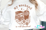 My Weekend is All Booked | Book SVG Cut File