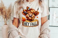 Hey Fall | Fall Sublimation PNG