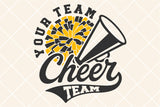 Cheerleader Team Template | SVG Cut File