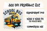 School Bus Driver | Occupation PNG Cut File