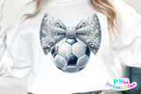 Soccer Ball With Bow | PNG File