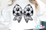 Soccer Ball Bow | PNG File