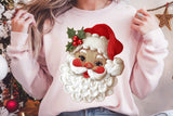 Faux Yarn Santa | Christmas Sublimation PNG
