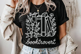 Booktrovert | Book SVG Cut File