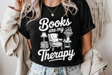 Books Are My Therapy | Book SVG Cut File