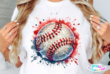 Sequin Baseball | PNG Sublimation File