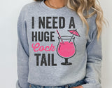 I Need A Huge Cocktail | Funny SVG Cut File