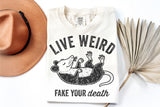Live Weird | Funny PNG Print File