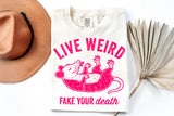 Live Weird | Funny PNG Print File