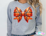 Sequin Basketball Bow | PNG Print File