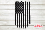 Distressed American Flag | SVG Cut File