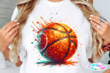 Sequin Basketball | PNG Print File