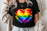 Rainbow Heart | LGBTQ Pride PNG File