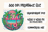 Summer Vibes | PNG Print File