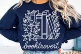Booktrovert | Book SVG Cut File
