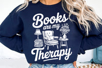 Books Are My Therapy | Book SVG Cut File