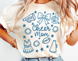 Cheerleader Mom Doodle | SVG Cut File