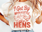 Little Help From My Hens Out | Chicken SVG Cut File