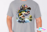 American Bass Fish | Fishing PNG Print File
