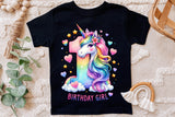 Birthday Girl First Birthday Unicorn | PNG Print File