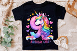 Birthday Girl Ninth Birthday | PNG Print File
