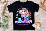 Birthday Girl Third Birthday Unicorn | PNG Print File