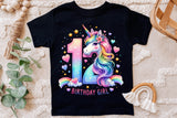Birthday Girl Twelfth Birthday Unicorn | PNG Print File