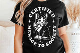 Certified Menace to Society | Funny SVG Cut File