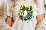 Baseball With Bow | PNG Sublimation File