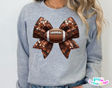 Football Coquette Bow | PNG Sublimation File