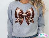 Football Coquette Bow | PNG Sublimation File