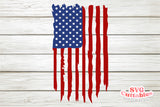Distressed American Flag | SVG Cut File