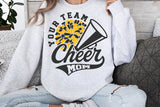 Cheerleader Mom Template | SVG Cut File