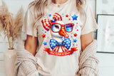 Red White and Goose | Fourth of July | PNG Sublimation File