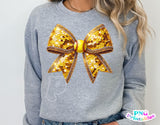 Sequin Softball Bow | PNG File