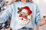 Faux Yarn Santa | Christmas Sublimation PNG