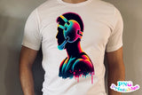 Wrestling Male Silhouette | PNG Sublimation File