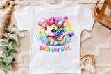 Birthday Girl Dragon | PNG Print File