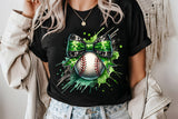 Baseball With Bow | PNG Sublimation File