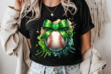 Baseball With Bow | PNG Sublimation File