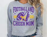 Football and Cheer Mom | SVG Cut File