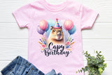 Capybara Birthday | PNG Print File