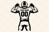 Football Template 0081 | SVG Cut File