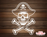 Skull and Cross Bones | SVG Cut File