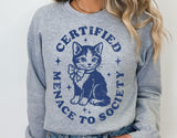 Certified Menace to Society | Funny SVG Cut File