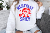Mentally Spicy | Funny SVG Cut File