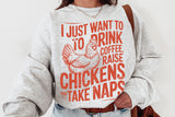 Raise Chickens Take Naps | Chicken SVG Cut File