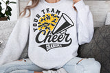 Cheerleader Grandma Template | SVG Cut File