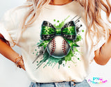 Baseball With Bow | PNG Sublimation File